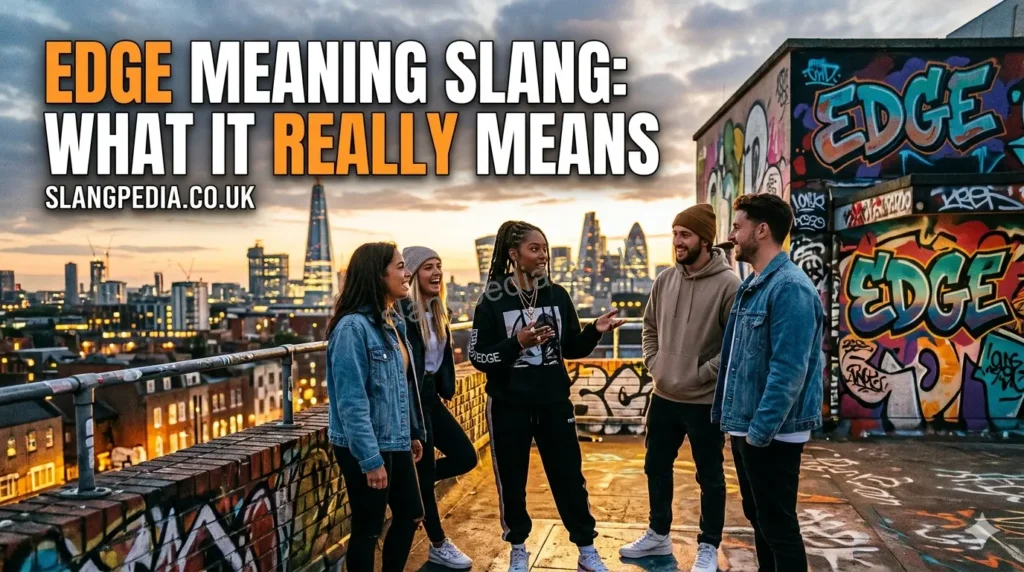 What Does Edge Mean in Slang?