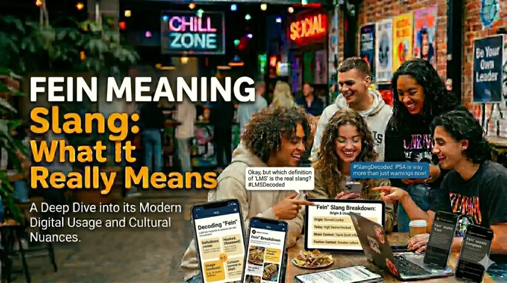 What Does Fein Mean in Slang?