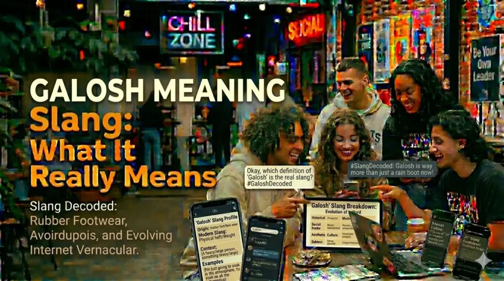 What Does Galosh Mean in Slang?