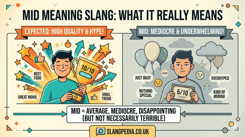 What Does Mid Mean in Slang?