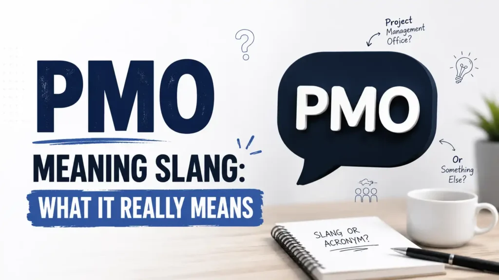 PMO Meaning Slang