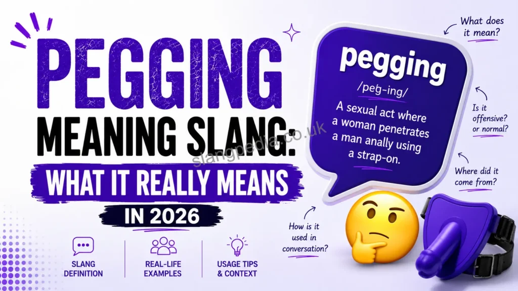 Pegging Meaning Slang
