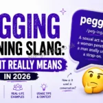 Pegging Meaning Slang