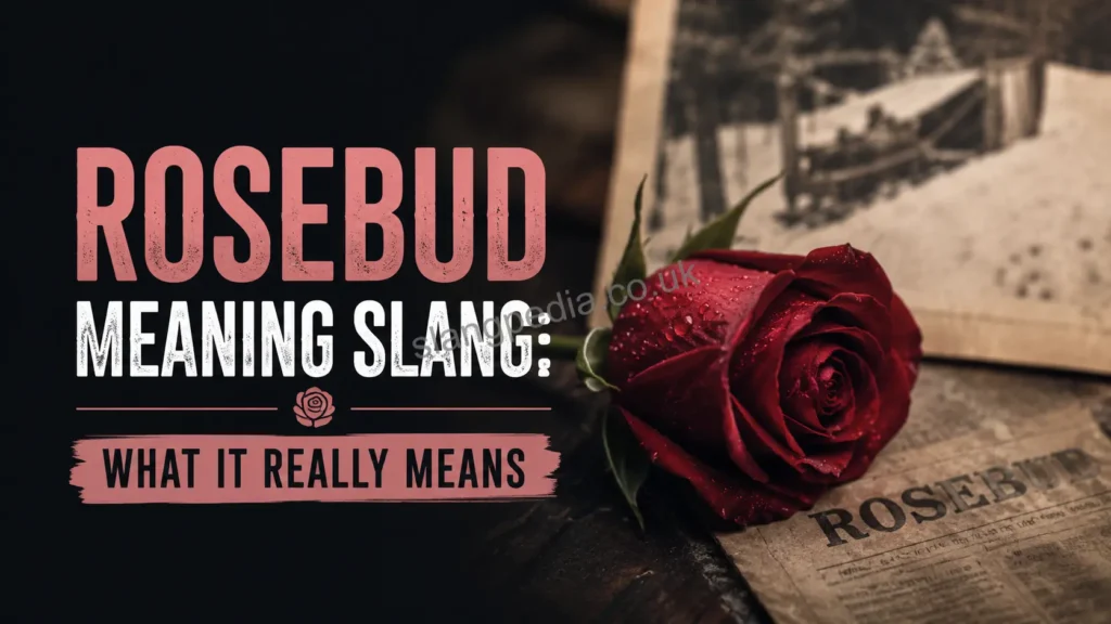 What Does Rosebud Mean in Slang?