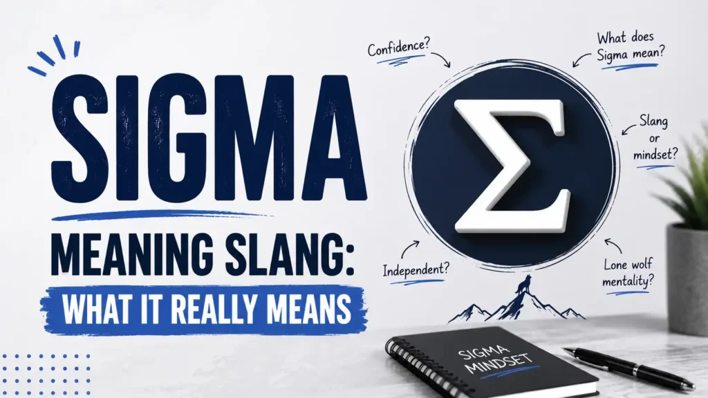 Sigma Meaning Slang