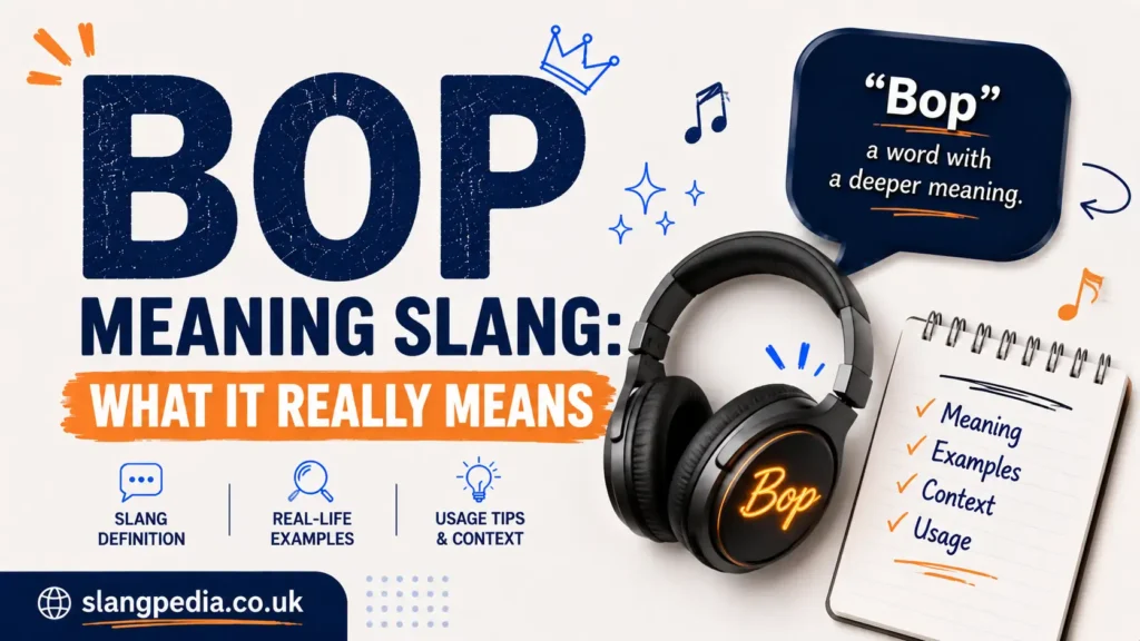 Where Did the Slang "Bop" Come From?