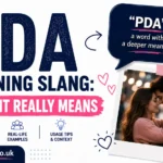PDA Meaning Slang