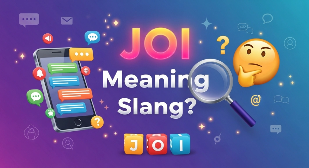 Where Did the Slang "Joi" Come From?