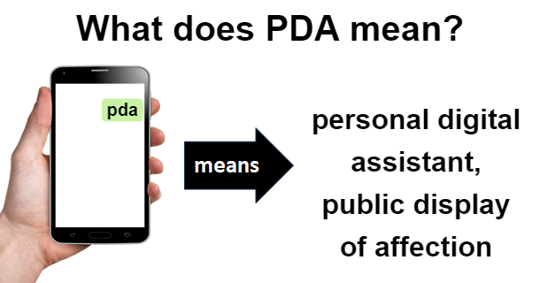 Why Is "PDA" Spelled Different Ways?