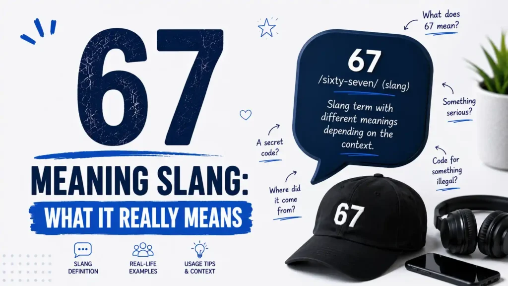 67 Meaning Slang
