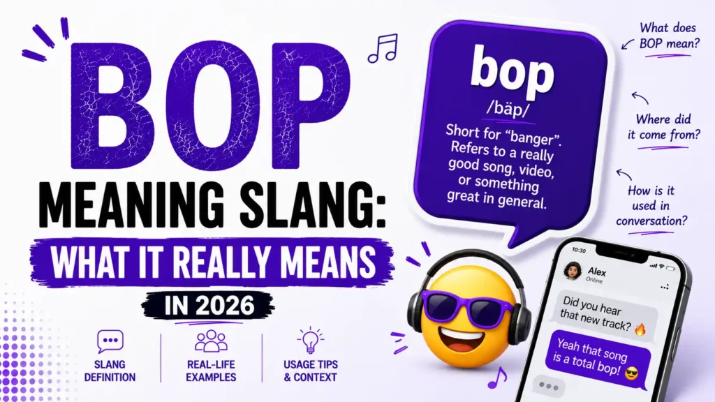 Bop Meaning Slang