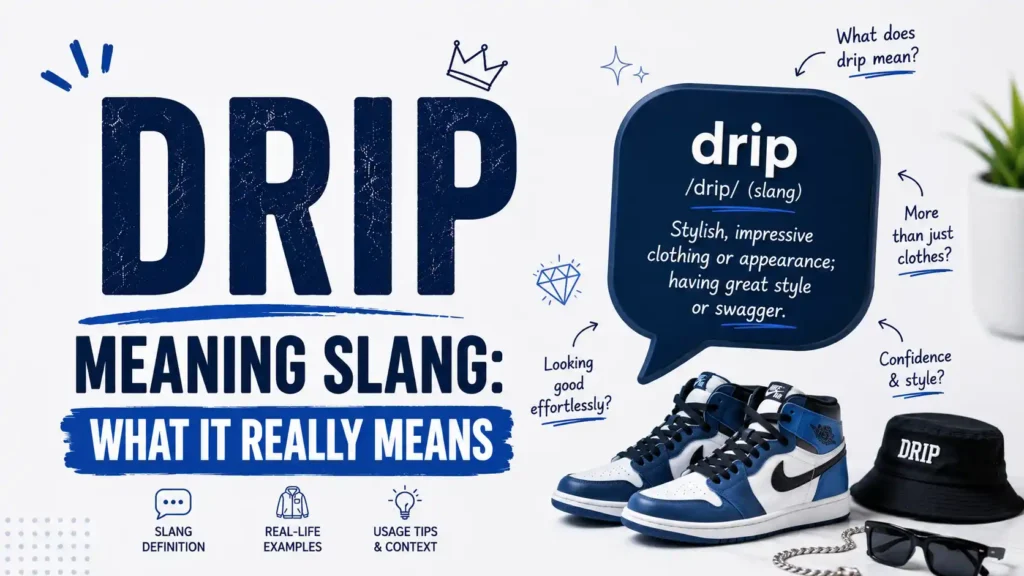 Drip Meaning Slang