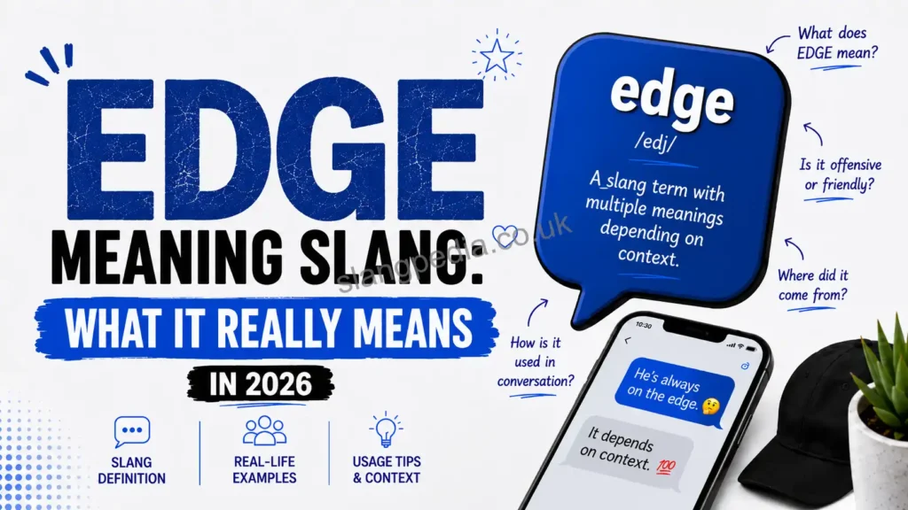 Edge Meaning Slang
