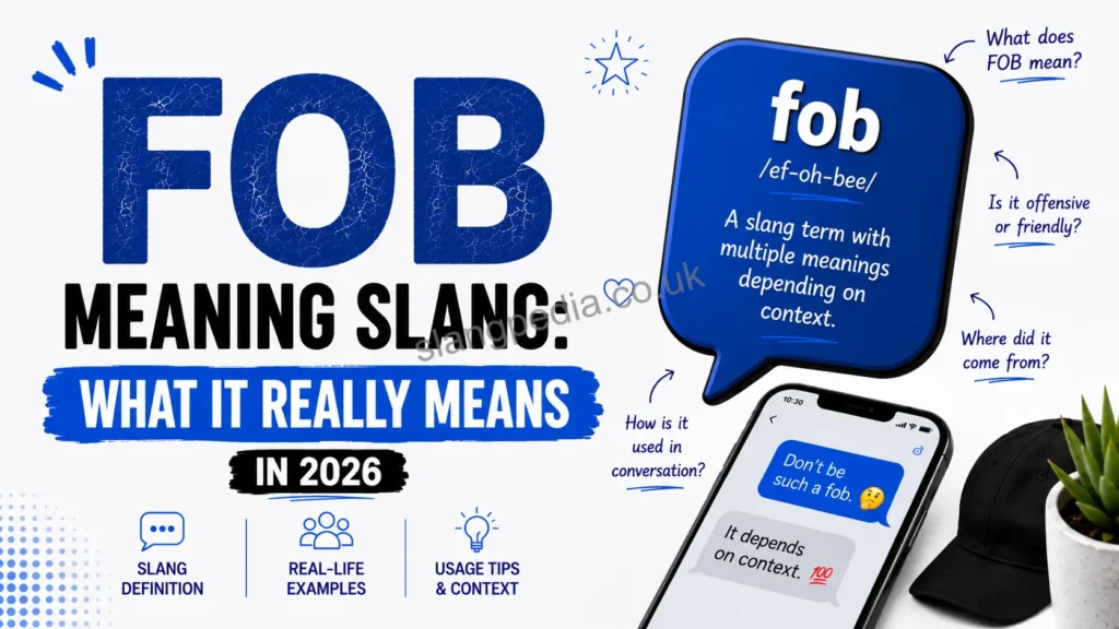 FOB Meaning Slang