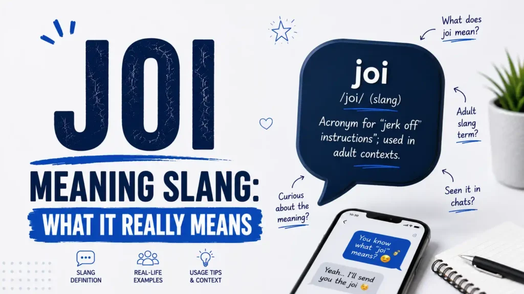 Joi Meaning Slang