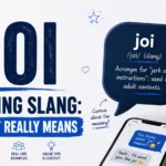 Joi Meaning Slang