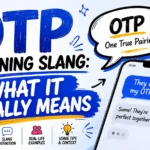 OTP Meaning Slang