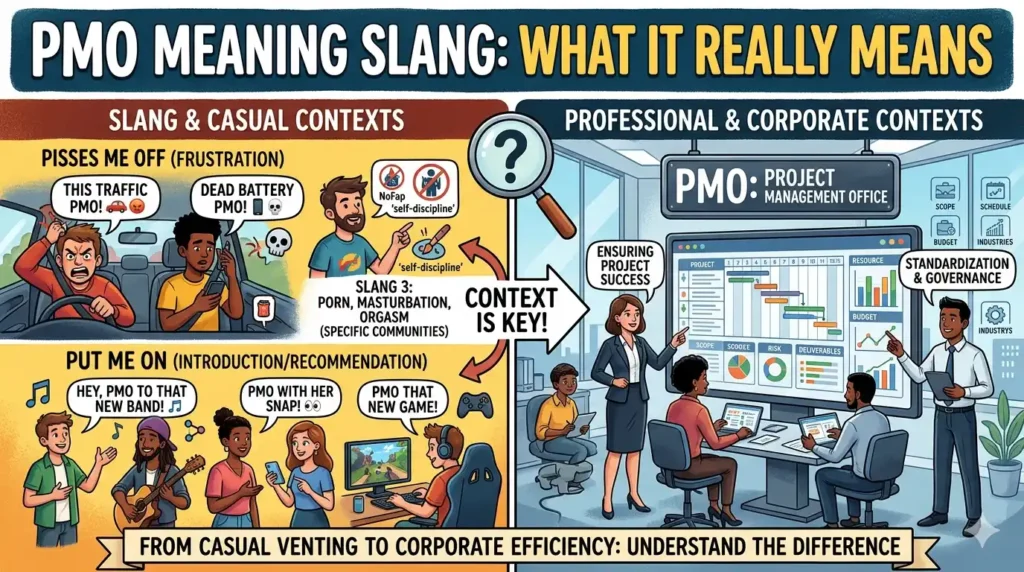 What Does PMO Mean in Slang?