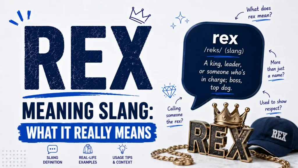 Rex Meaning Slang