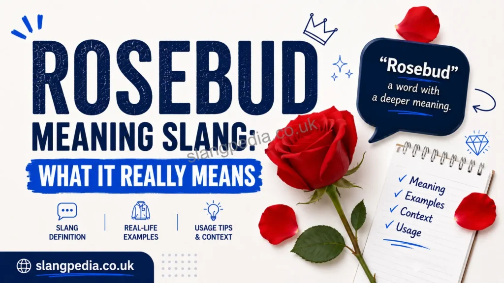 Rosebud Meaning Slang