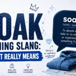 Soak Meaning Slang