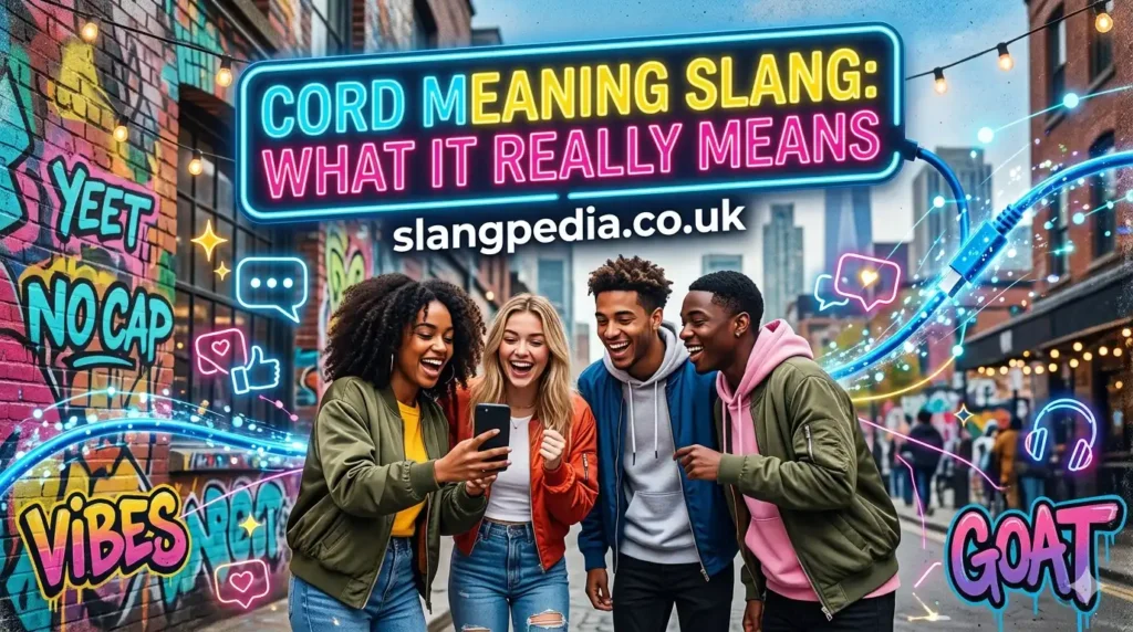 What Does Cord Mean in Slang?