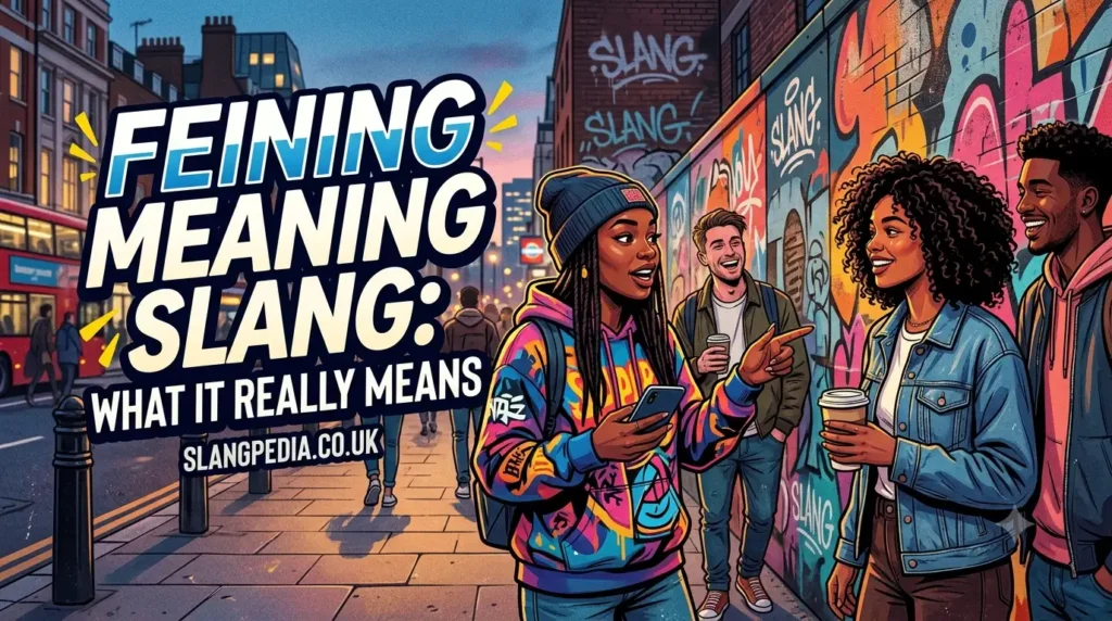 What Does Feining Mean in Slang?