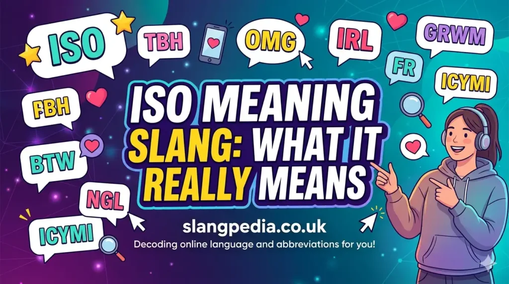 What Does ISO Mean in Slang?