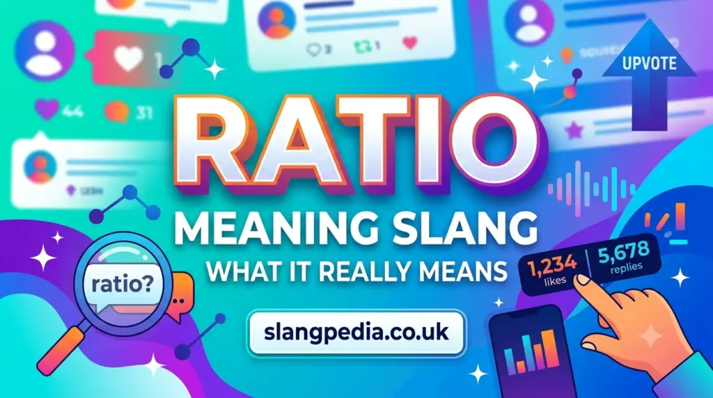 What Does Ratio Mean in Slang?