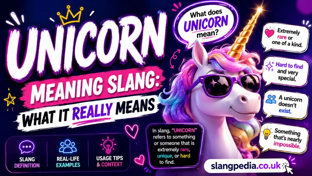 What Does Unicorn Mean in Slang?