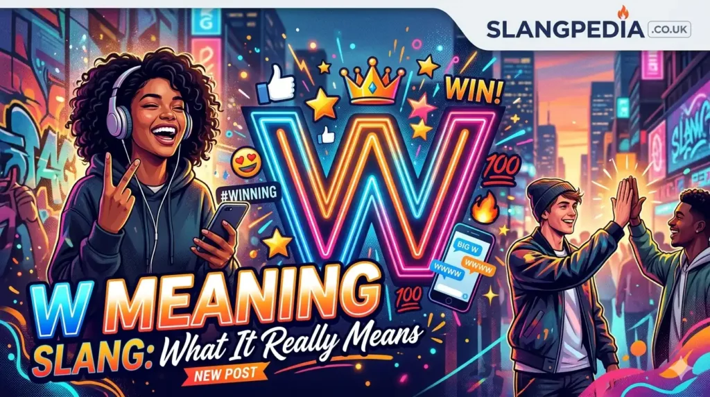 What Does W Mean in Slang?