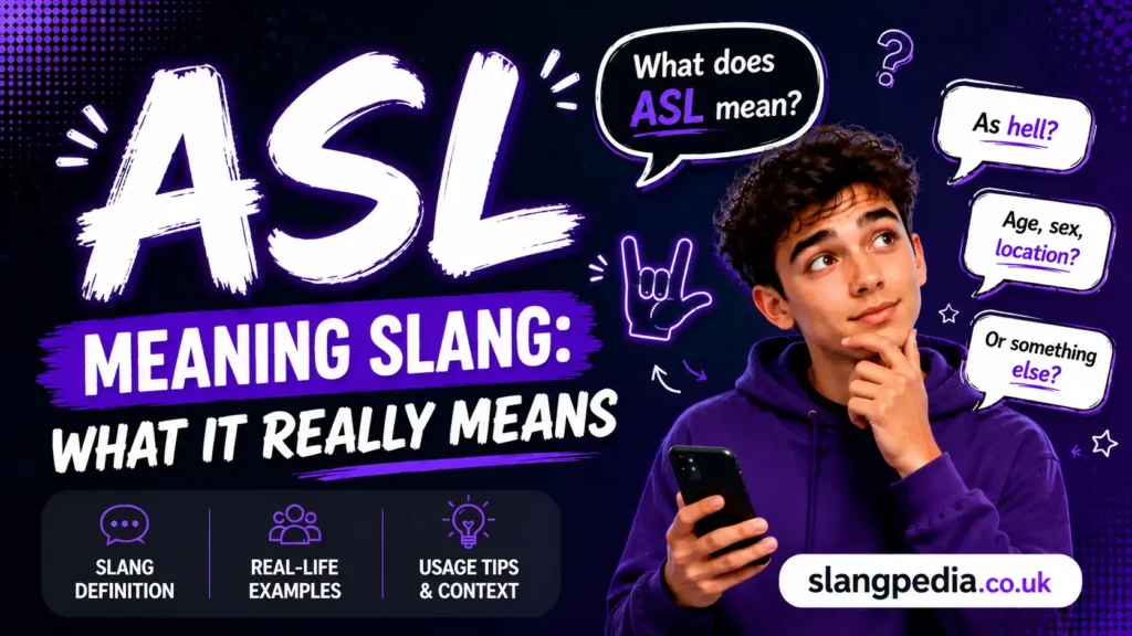 ASL Meaning Slang
