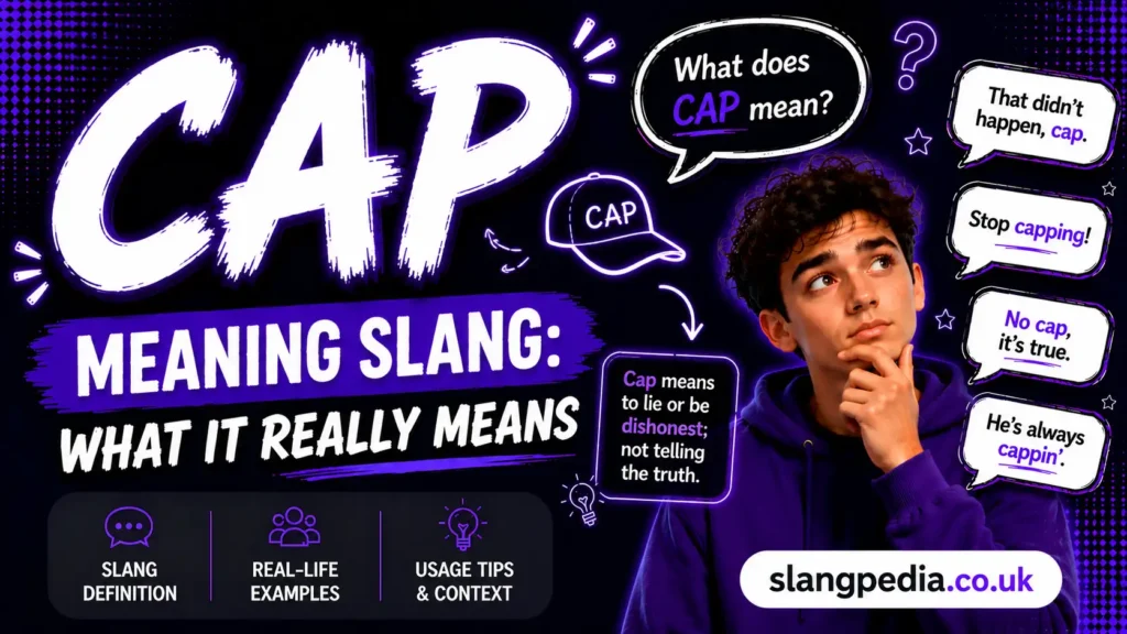 Cap Meaning Slang