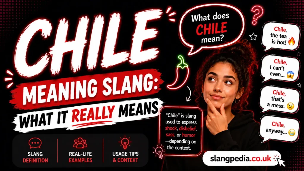 Chile Meaning Slang