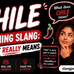 Chile Meaning Slang