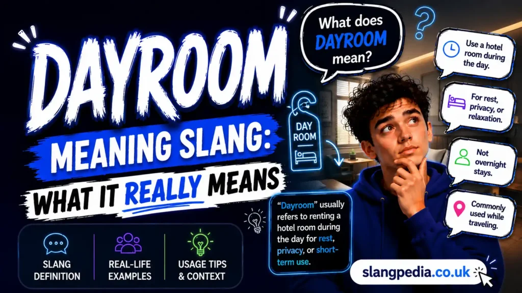 Dayroom Meaning Slang