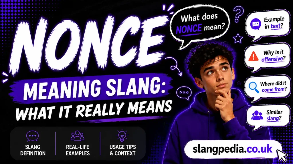 Nonce Meaning Slang
