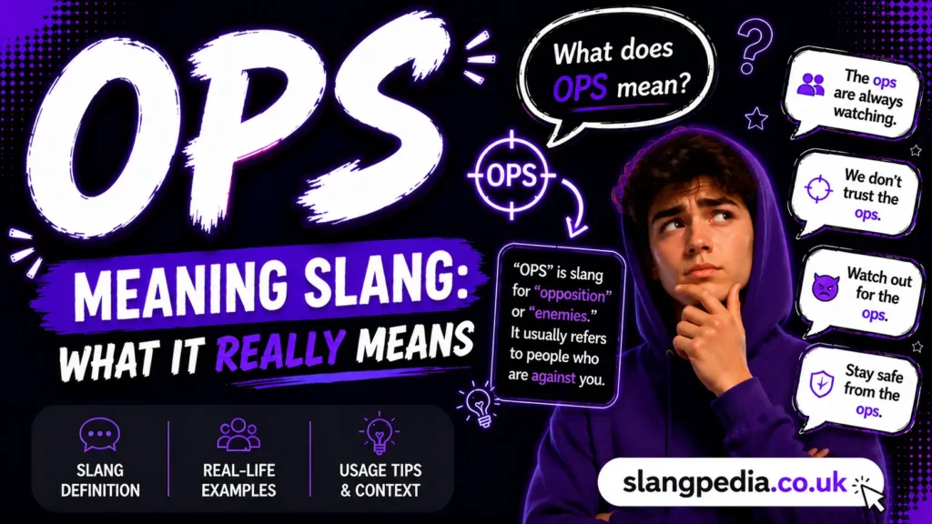 Ops Meaning Slang