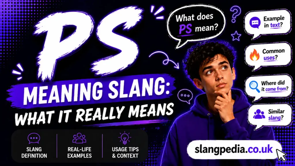 PS Meaning Slang