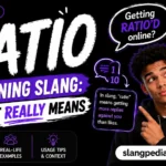 Ratio Meaning Slang