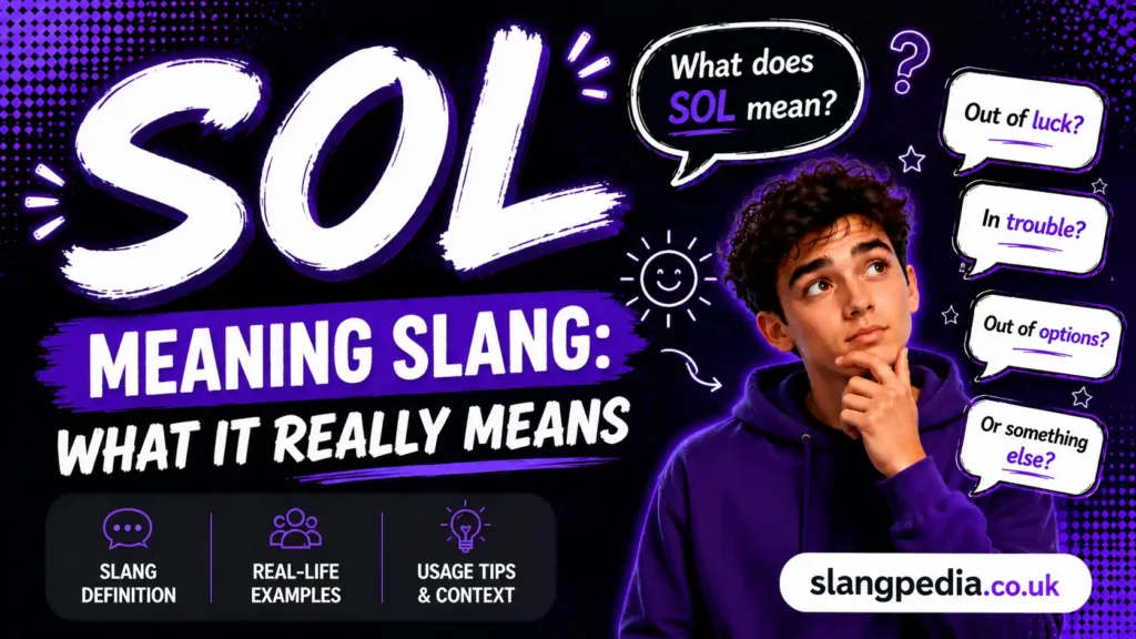 Sol Meaning Slang
