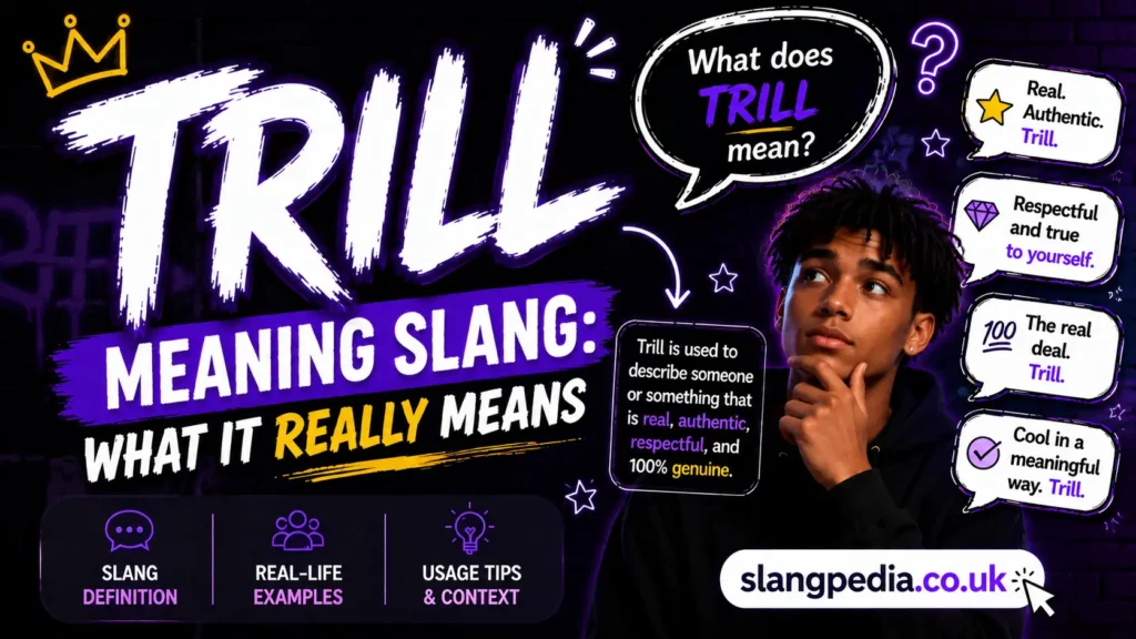 Trill Meaning Slang