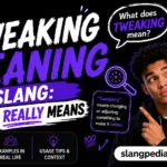Tweaking Meaning Slang