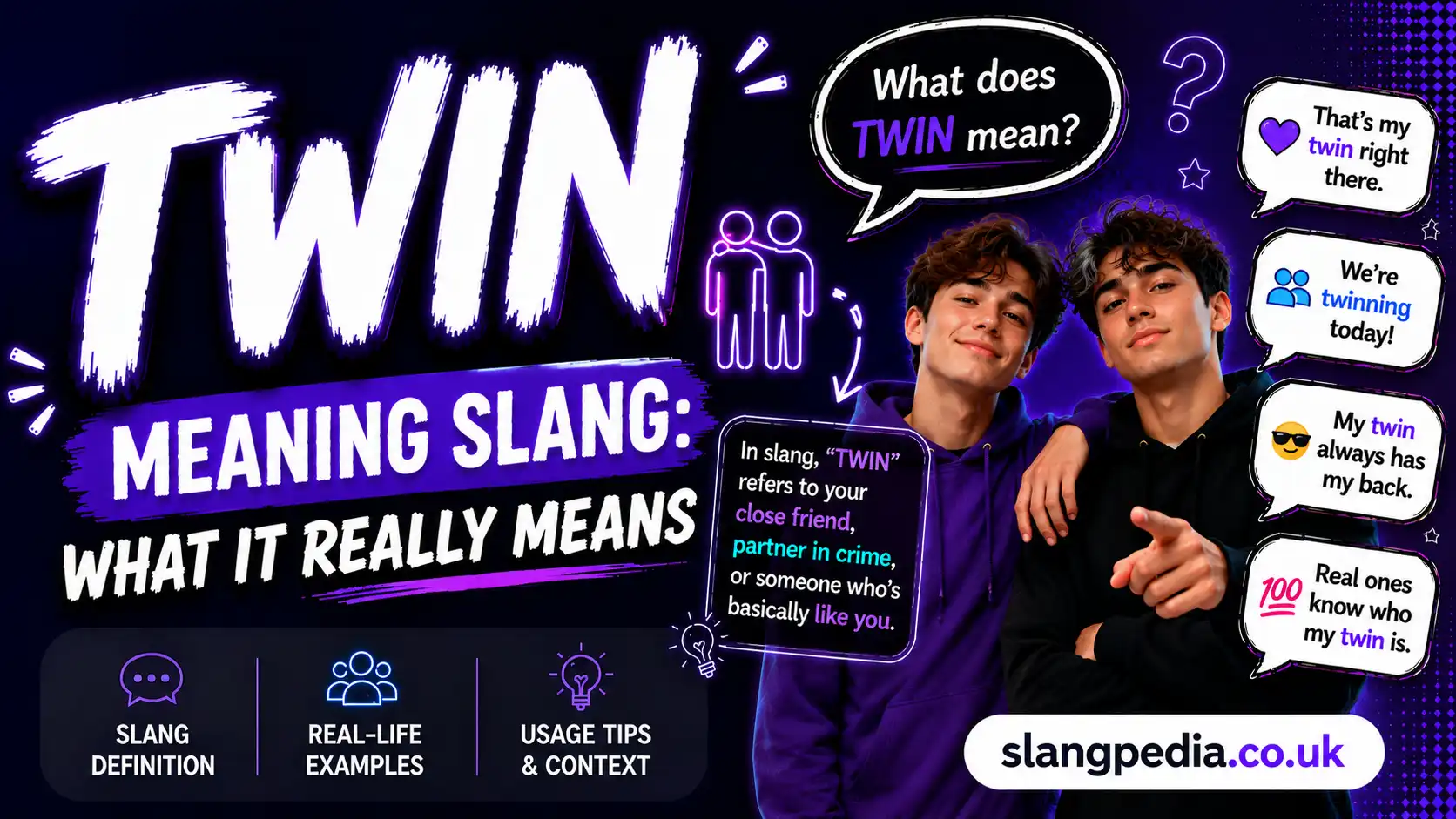 Twin Meaning Slang