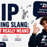 Zip Meaning Slang