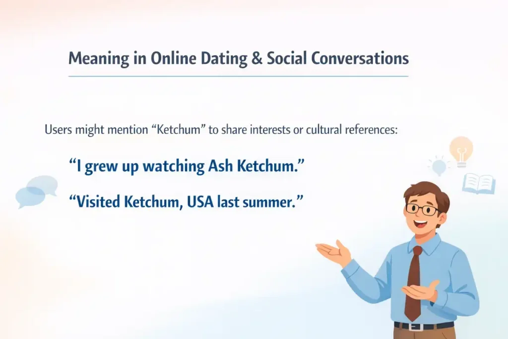 What Does Ketchum Mean in Text?