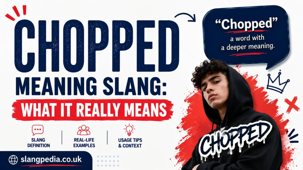 Chopped Meaning Slang