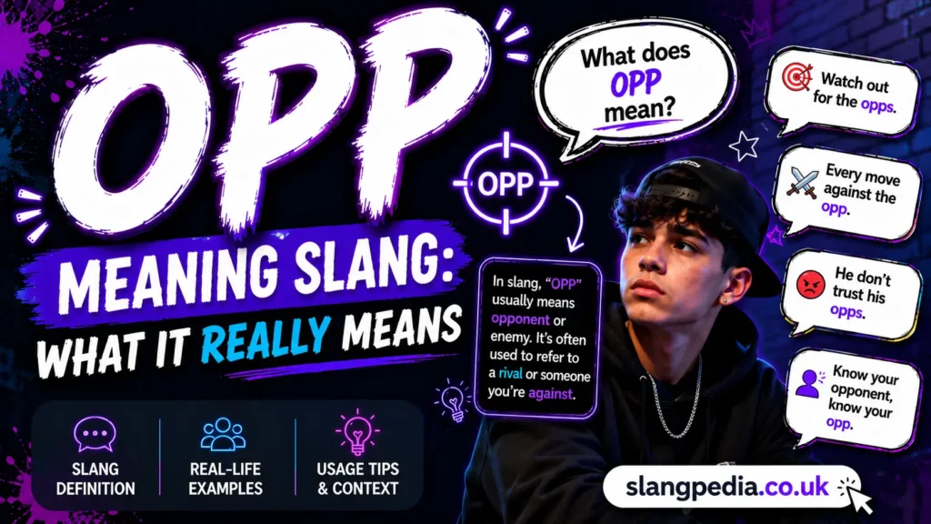 Opp Meaning Slang