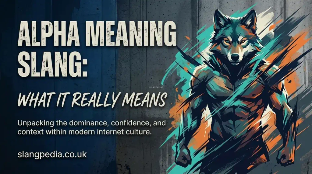 What Does Alpha Mean in Slang?